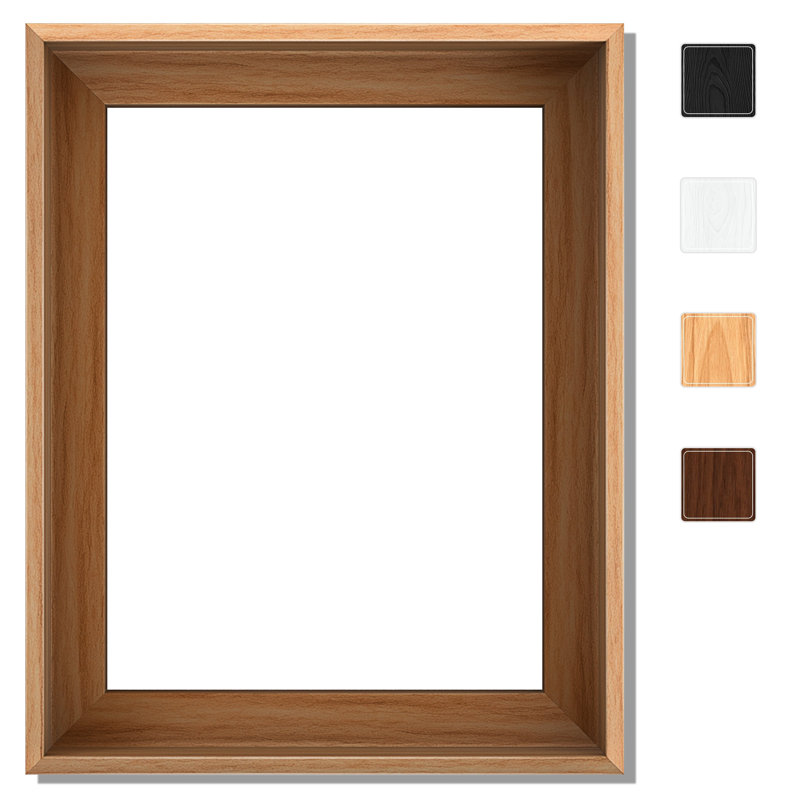 "P&L Art", cadre en toile flottant pour toile de 30 po x 40 po, cadre brun clair de 1 1/4 po de profondeur - Art mural