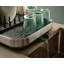 Expanding Steel Dish Rack with Draining Spout and Cutlery Holder