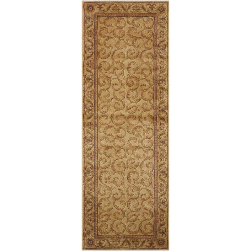 Tapis ivoire Anastasia, Tapis de couloir 2 pi x 5 pi 9 po