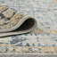 Tapis rectangulaire en laine noué à la main de style sud-ouest beige / gris / brun-909772862