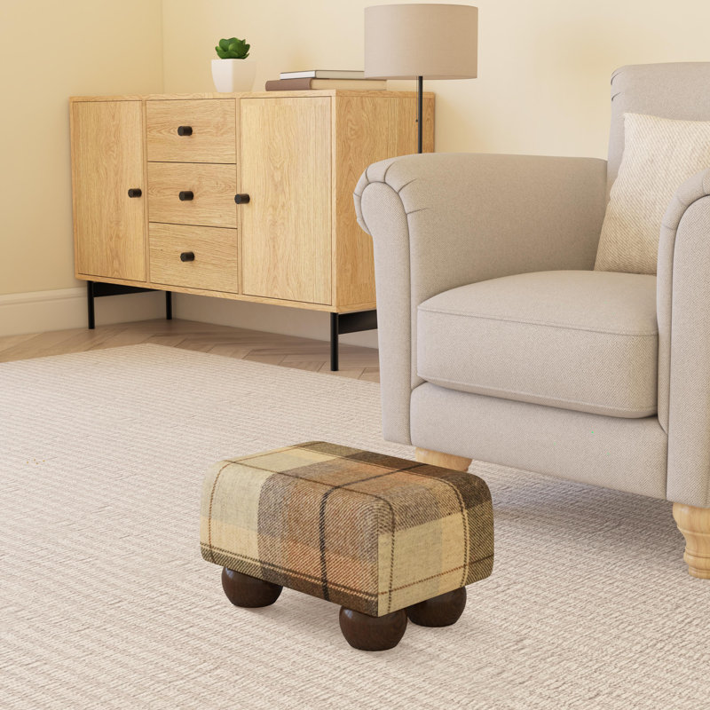 Manufactured Wood Accent Stool, Mahogany