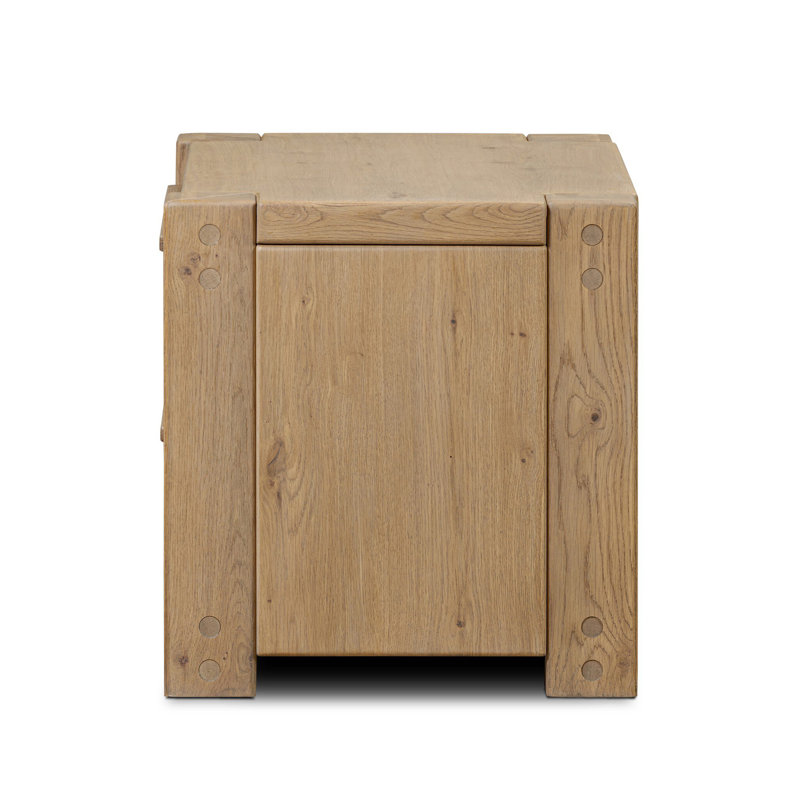 Emmer Nightstand-Aged Smoked Oak