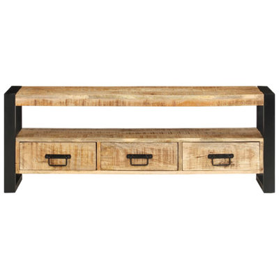 TV Stand 11.8" x 17.7" Solid Wood Mango