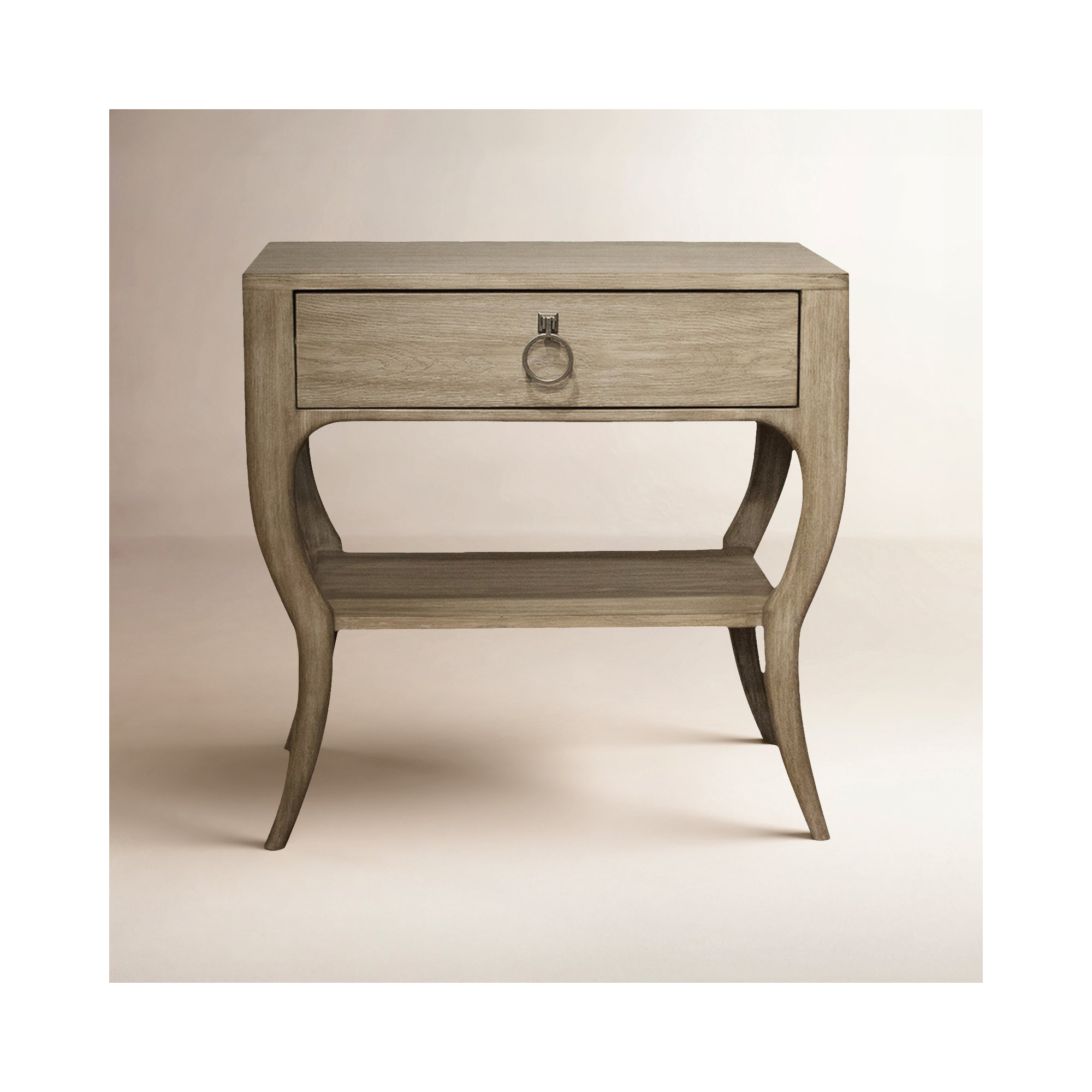 Regan 1 - Drawer Nightstand, Natural