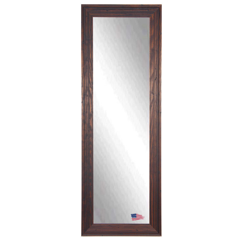 Miroir pleine grandeur brun, H 60,25 po x l 21,25 po