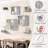 Wall-mounted Floating Wooden Shelves-1850008414
