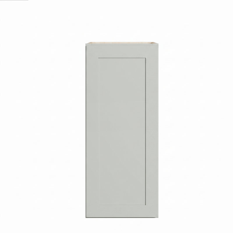 Armoire murale moderne de style Shaker, structure en bouleau massif, caisson en contreplaqué plaqué bouleau, fini mat doux à base d'eau, étagère réglable, plusieurs largeurs (9" à 39")