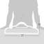 Velvet Non-Slip Standard Hanger for Dress/Shirt/Sweater