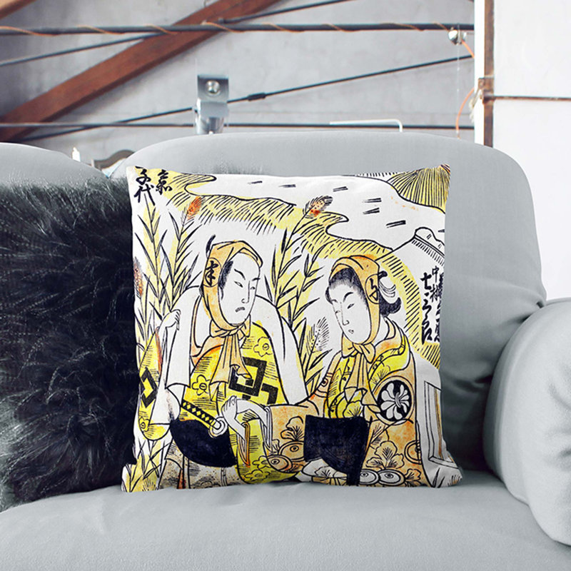 Square Throw Cushion, 55cm H x 55cm W x 20cm D