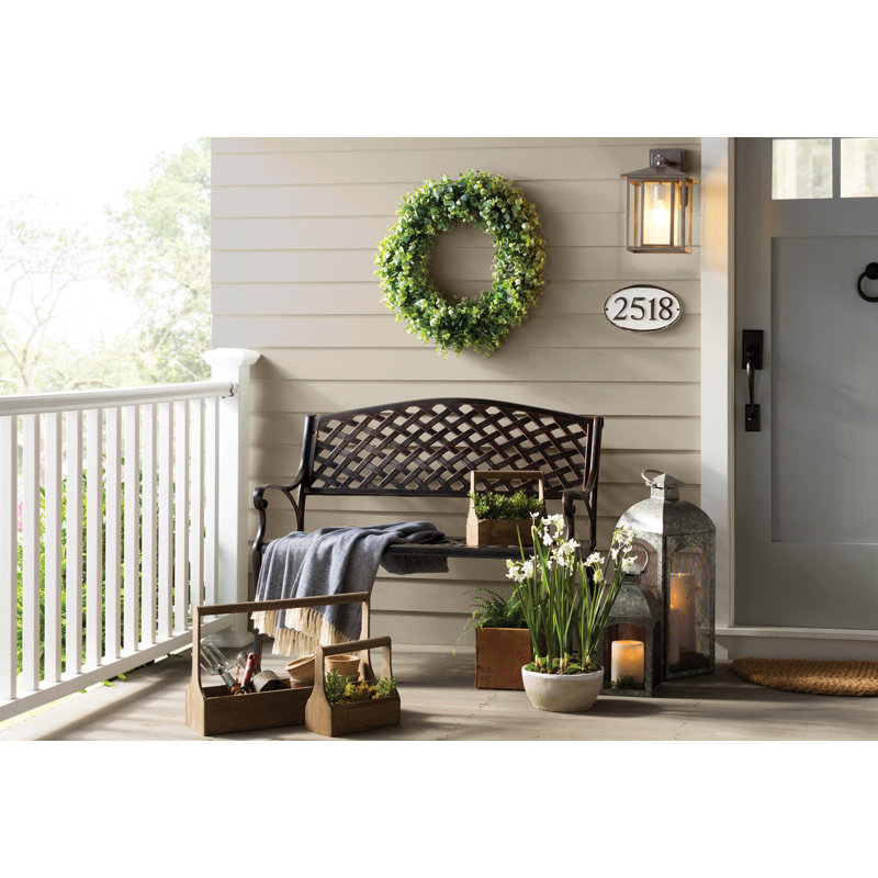 Vermont Wall Light, 11" H x 7" W, 60W A19 Medium, Weathered Pewter