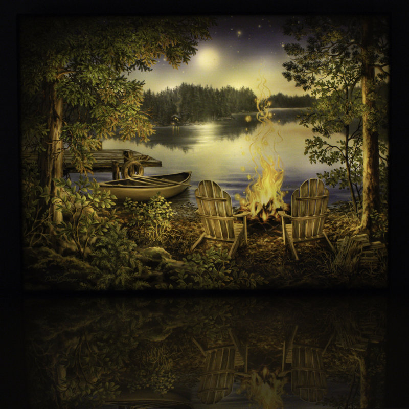 Lakeside 18x24 Fully Illuminated ColorChange LED Print