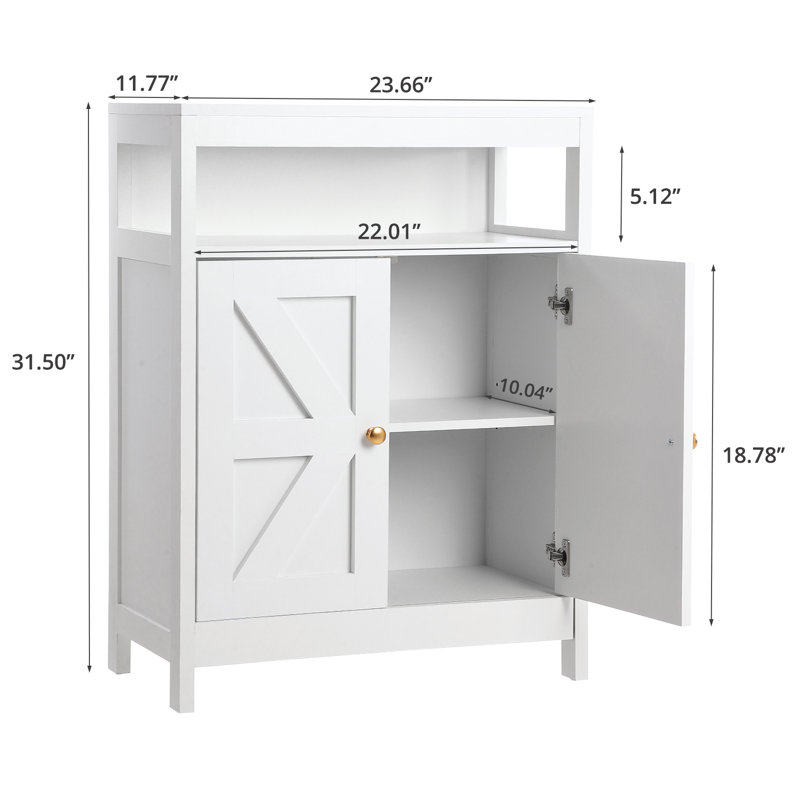 Medium Density Fiberboard (MDF) Standard Accent Cabinet