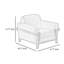 Fauteuil Pola, 2 coussins décoratifs, Rich Modern -110521838