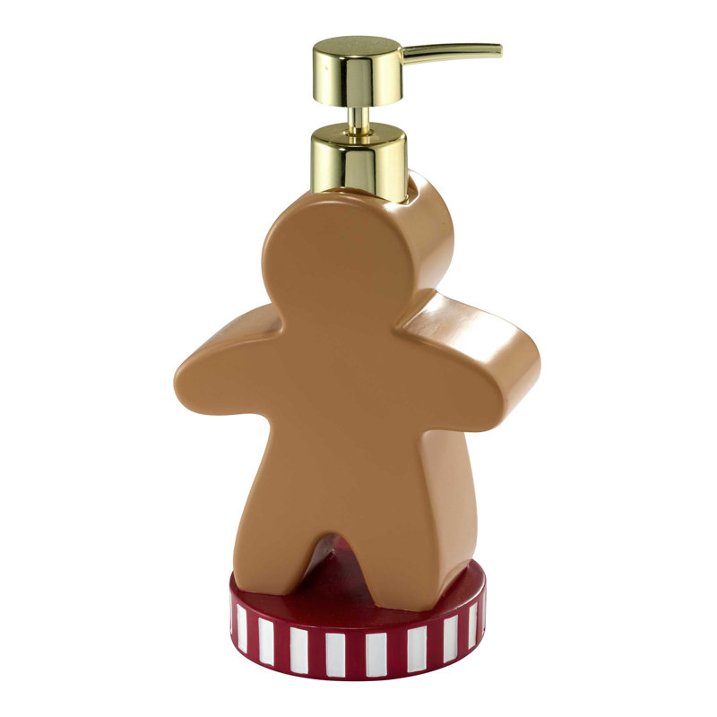 Gingerbread Man Bath Lotion Dispenser