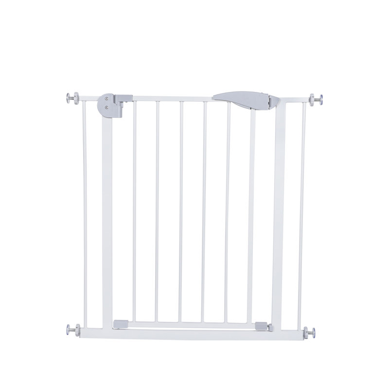Barrière de sécurité pour bébé et animal de compagnie, barrière de sécurité à double verrouillage avec fermeture automatique