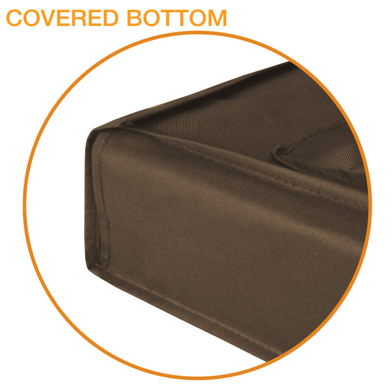 Outdoor Flat Screen TV Cover - Weather & Dust Proof, 33.5" H x 55.5" W x 4.5" D, Brown