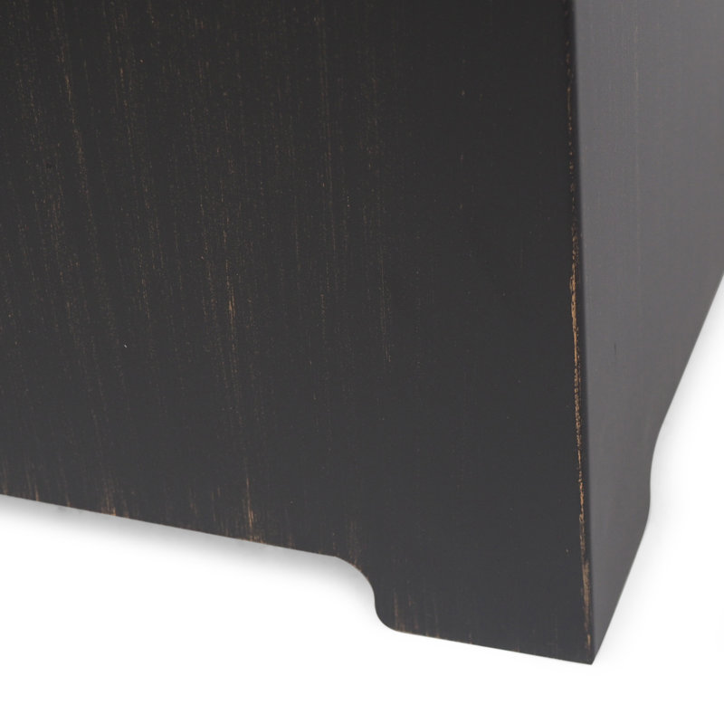 Chic Brown+gold Iron Tank Holder Side Table, Powder-coated Finish, 20.2”h X 15.22”w 15.22”d Stand, For Longevity, 15.22in 20.2in