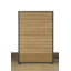 Écran d'intimité en aluminium antirouille Sojag Privadesa, 4 pi x 6 pi, stores d'extérieur