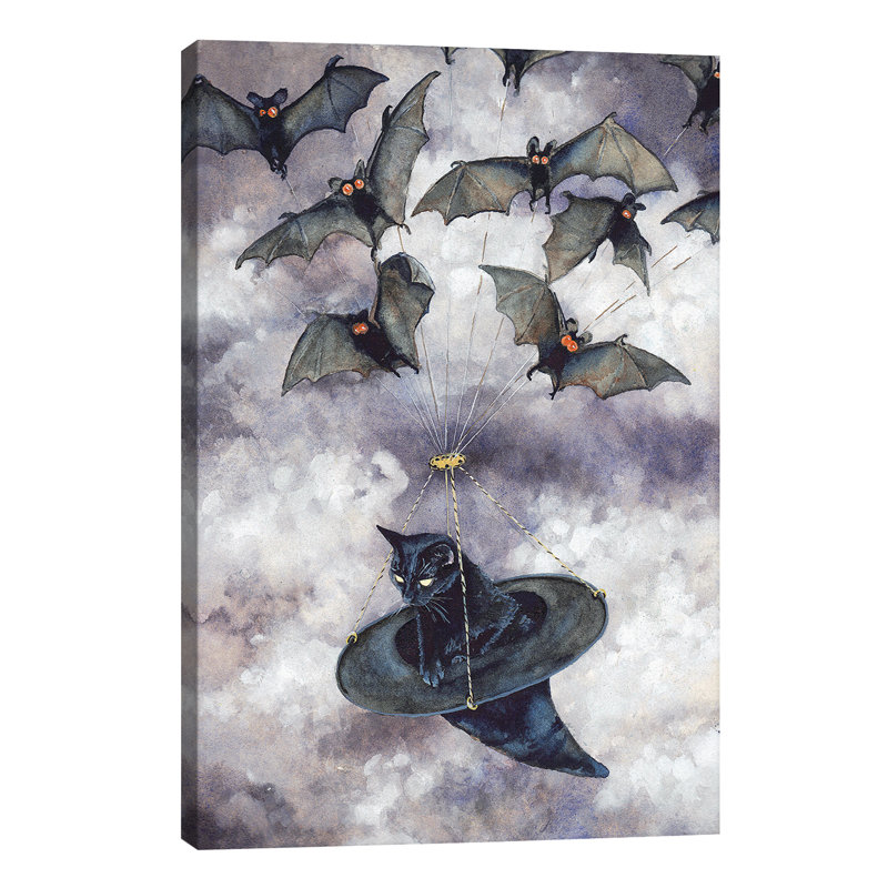 Batmobile by Maggie Vandewalle - Wrapped Canvas Painting, 66.04 cm H x 45.72 cm W x 1.91 cm D