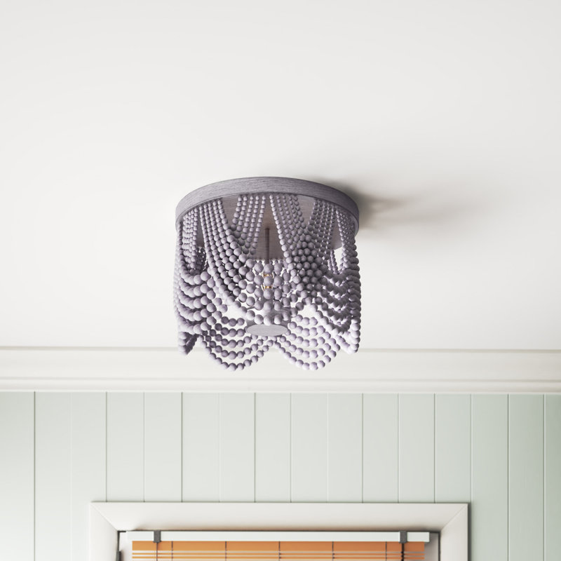 Barton Wood Flush Mount