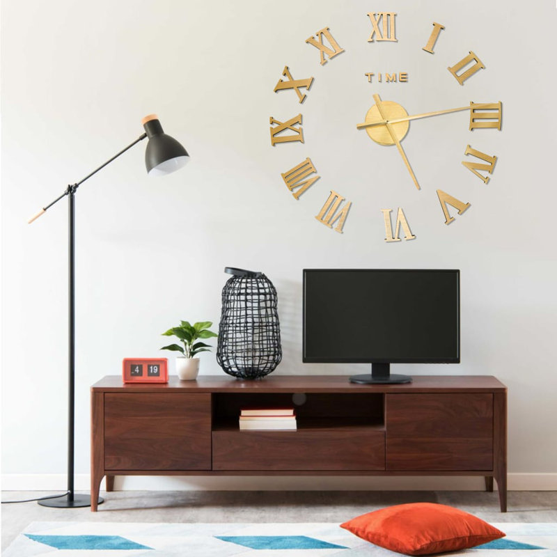 Garcia Wall Clock, Gold