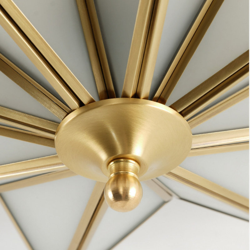 Jireh 4-Light Flush Mount, 4.9'' H x 19.68'' W x 19.68'' D