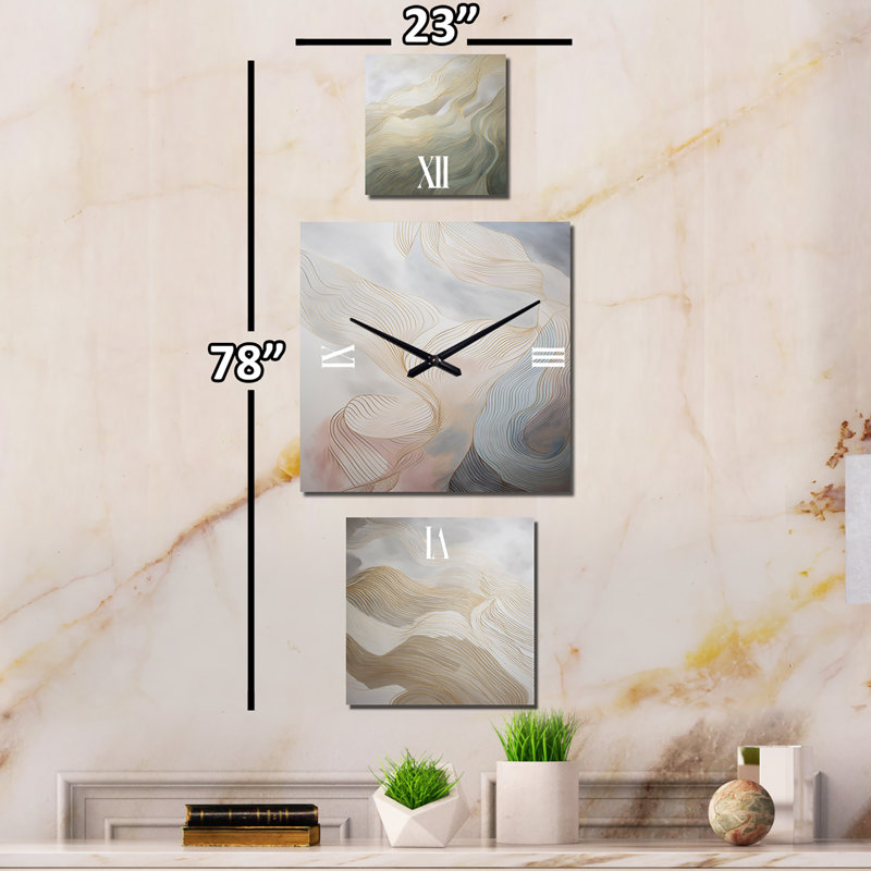 Mackel Metal Wall Clock
