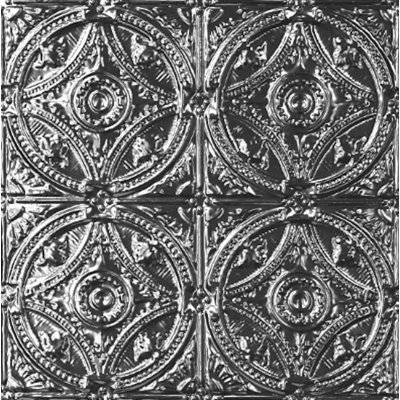 23.75'' L x 23.75'' W Tin Drop-In Ceiling Tile In Silver