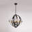 4 - Light Dimmable Globe Chandelier