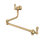 Edwardian™ Country Two Handle Wall Mounted Swing Arm Pot Filler Faucet with Lever Handles