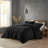 Full/Queen Ruched Fur Down Alternative Comforter Set-121790469-121790470