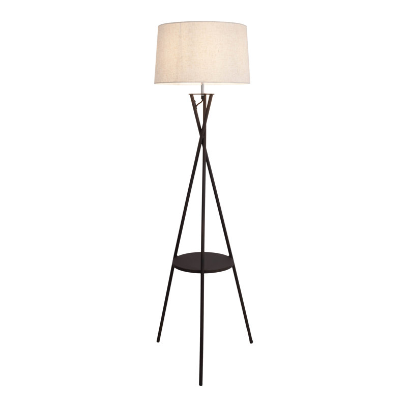 ‘TORA’ Floor Lamp with Integrated Table
