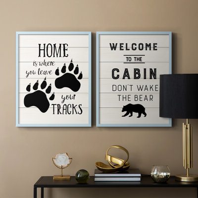 Home Tracks-Premium Framed Print -Ready to Hang - No Nails Required - No Nails Required