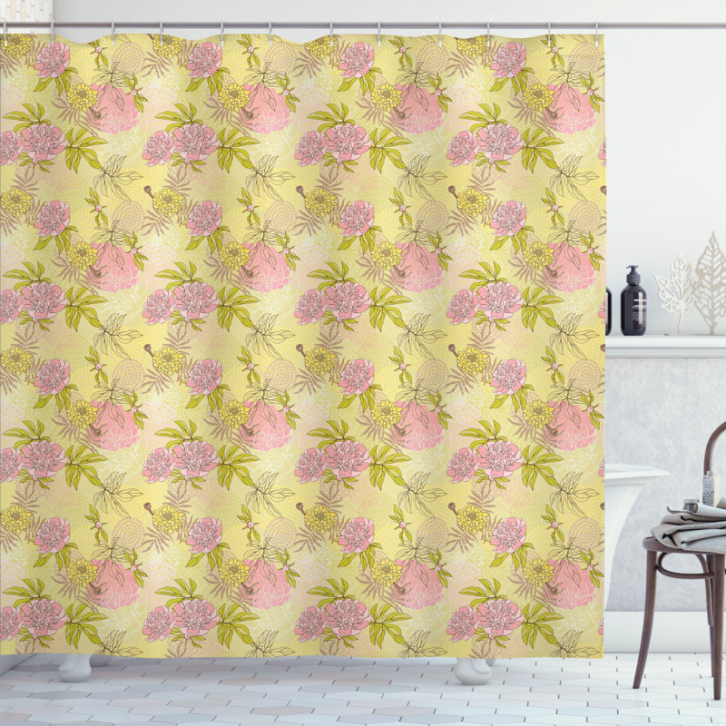 Dakota Fields Garden Shower Curtain Tender Spring, 75"H x 69"W