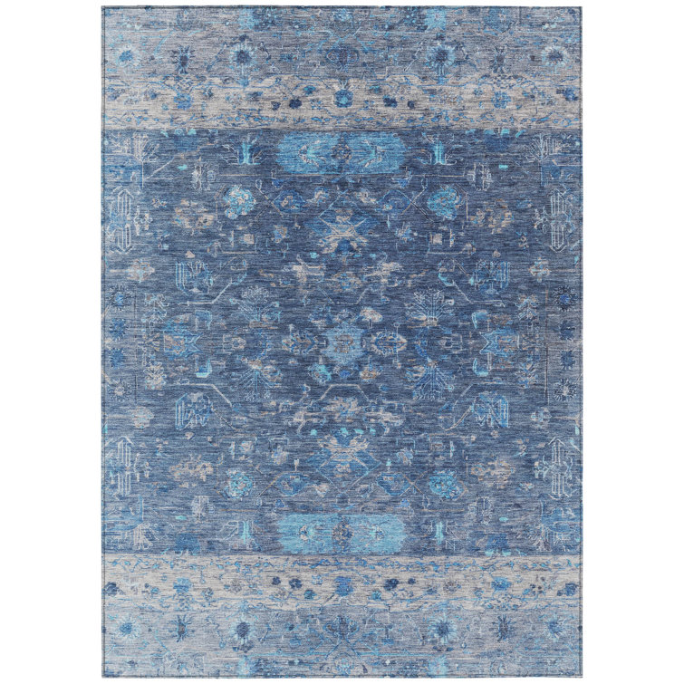 Machine Washable Indoor/Outdoor Hashlamoun ACN2323 Global Rug