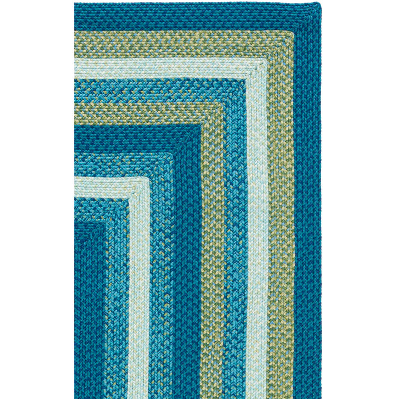 Kaneez Hand Woven Performance Machine Washable Striped Rug, Rectangle 5' x 8'
