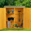 Armoire d'extérieur en bois massif Lean-To-85638033