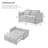 Goeselt 53.5'' Upholstered Loveseat-101713302
