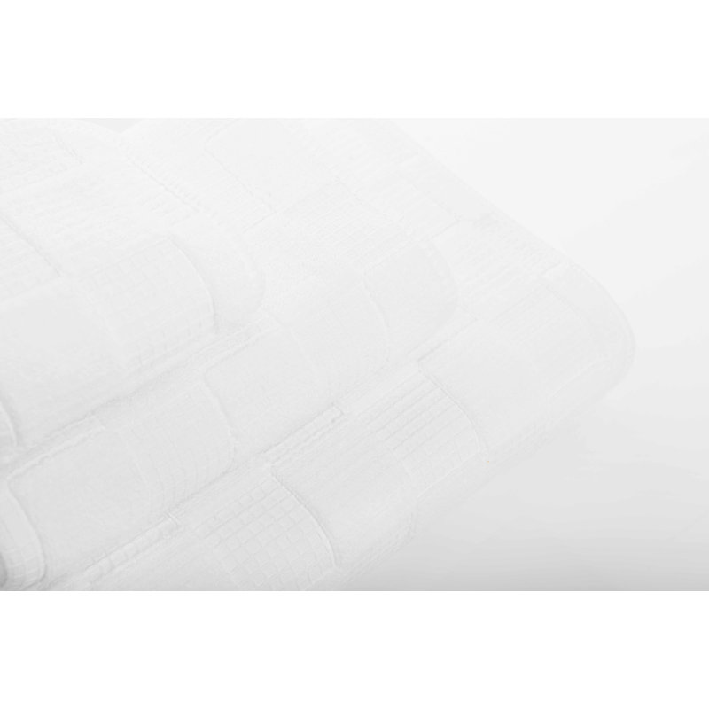 Chess Bath Sheet, White