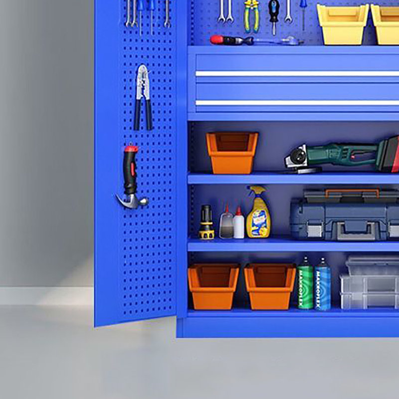 Casier à outils, Bleu