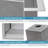 Ruvati 33" Apron-front Workstation Low-Divide  60/40 Farmhouse Kitchen Sink Stainless Steel