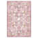 Tapis floral ultra doux et lavable
