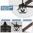  52" Black Farmhouse Caged Ceiling Fan with 4-Light and Remote 6-speed Reversible Quiet DC Motor Modern Fan Light for Living Room