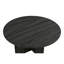 Ensemble de tables 3 pièces de style contemporain 1 table basse ronde 2X