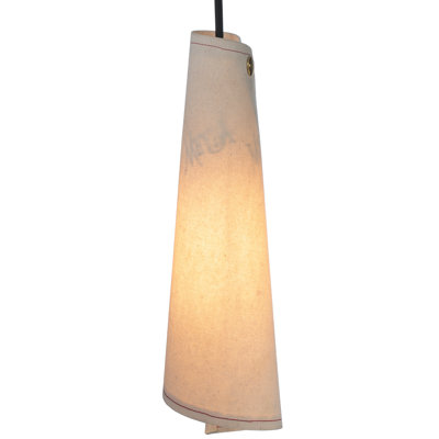 Mini-luminaire suspendu en toile 6 "Accoutre
