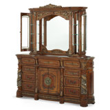 Villa Valencia Dresser & Mirror Set