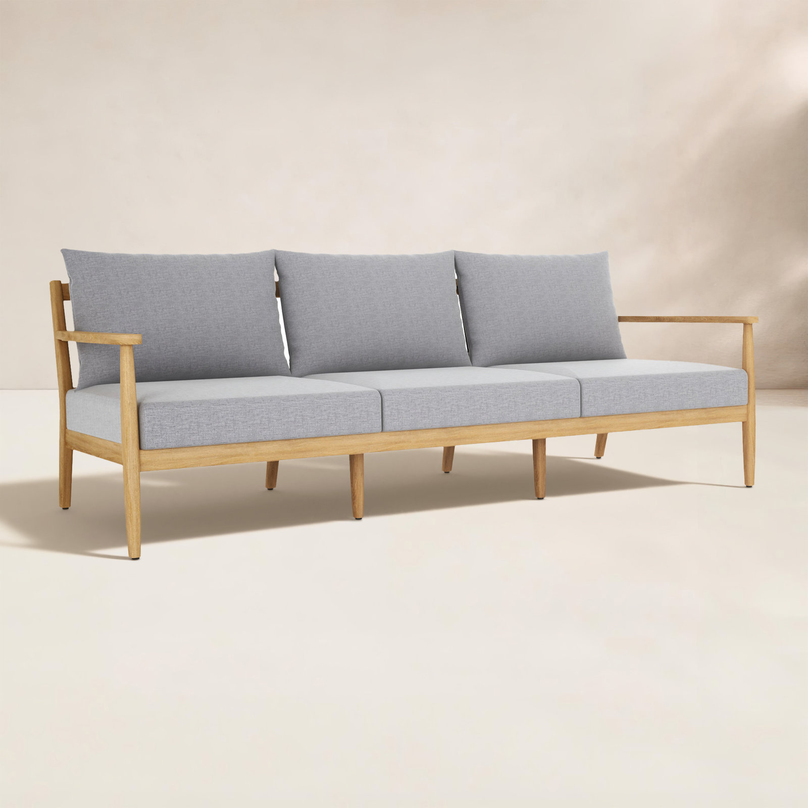 Juniper 85" Patio Sofa, Gray