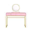 Bureau de coiffeuse avec miroir et plateau à bijoux Coleen