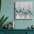 Staccato Blue I - Wrapped Canvas Print-559072662