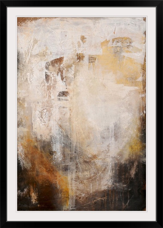 «Turning Echos» par Frisco, impression, Cadre noir, H 26 po x l 20 po x P 1 po